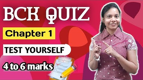 BCK Live Test Chapter 1 - Introduction to BCK - CA Foundation Dec 2021 - Important MCQs - Chapter 1