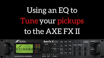 How to Adjust GEQ Boost on AXE FX II / AX8
