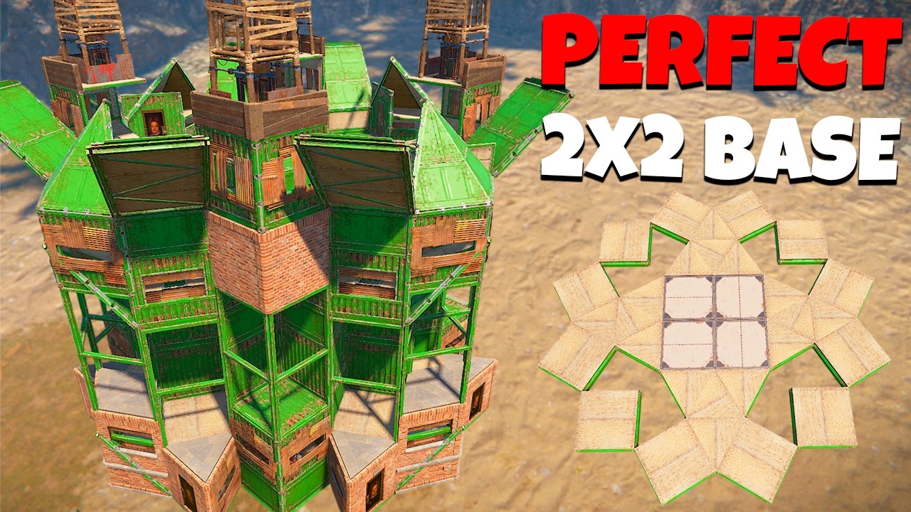 The Perfect 2x2 Duo Base - Hidden TC & 3 Layer Defense
