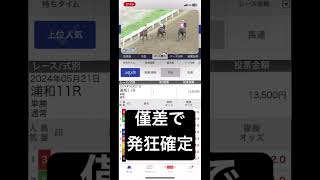 【発狂確定】'24武蔵国オープン　平日から僅差で単勝を外し発狂確定　#競馬 #浦和競馬 #マテリアルガール