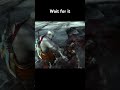 Kratos Shows Respect to a Brave Spartan Soldier #kratos #godofwar