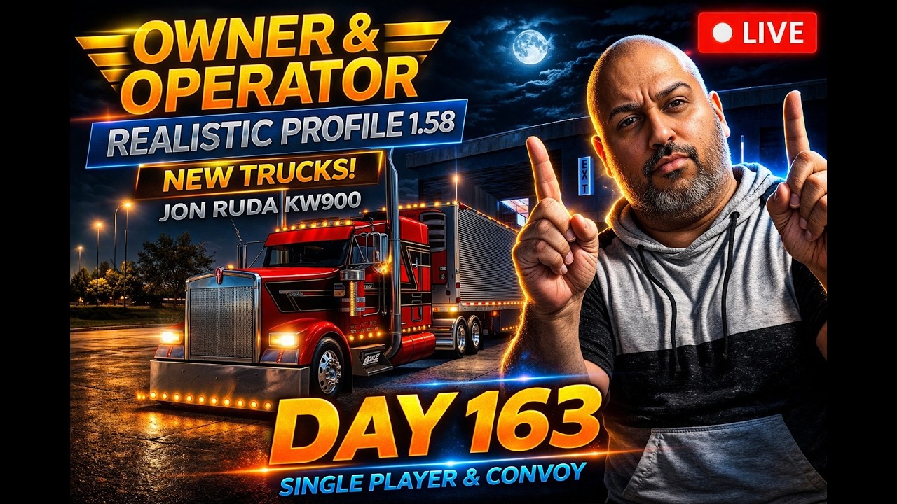 REALISTIC PROFILE DAY 163 JON RUDA KW900 BIG UPDATE | Go Pro HERO 8 ...