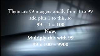 Easy Math tricks - Sum of 1 to 99?