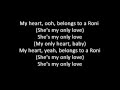 Bobby Brown Roni Lyrics Bobby Brown Roni Lyrics