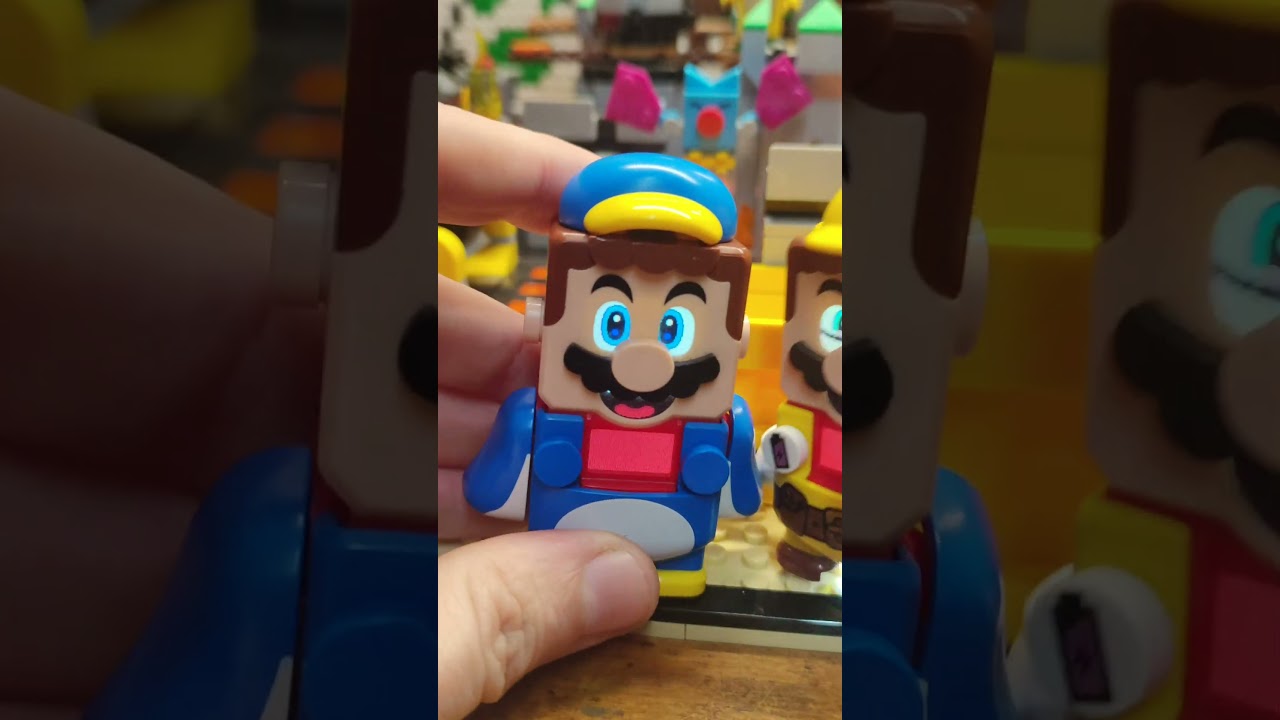 LEGO Mario LOW Battery Penguin Power UP suit | SPEED CHANGE 