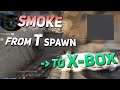 Dust 2 XBOX Smoke from t spawn. tick 64 128, 4:3 stretched