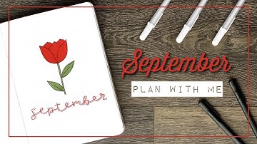 PLAN WITH ME || September 2021 Bullet Journal Setup - Easy + Minimal