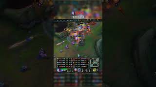 Jinx PENTA KILL | KR Grandmaster Patch 26.17 #shorts