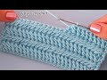 كروشية غرزة رائعة !!! للكوفيات والشنط / تكرار سطر واحد فقط  -  crochet amazing stitch#يويو_كروشية