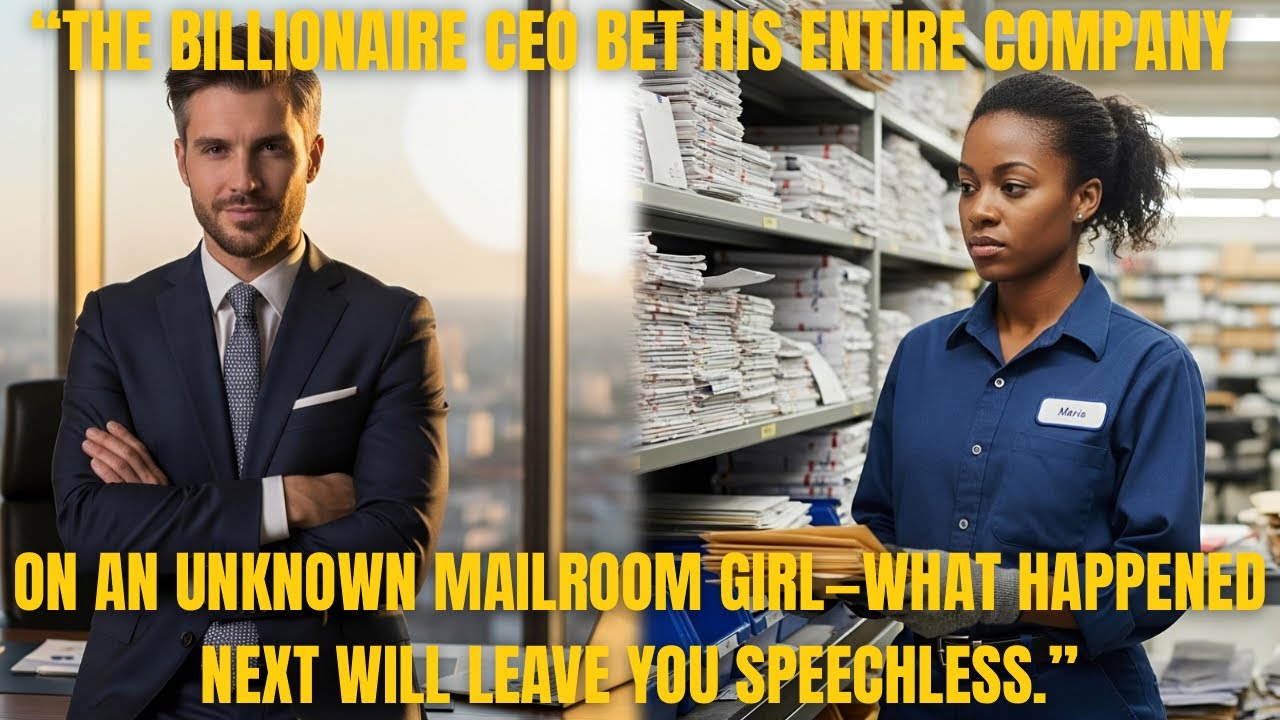 “The Billionaire CEO Bet His Entire Company On An Unknown Mailroom Girl—What Happened Next will…