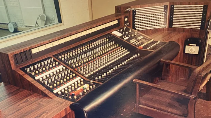 Legendary Studio 1 Console @ Sunset Sound!  Bushne...