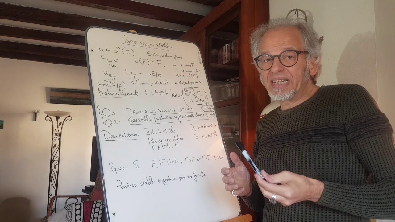 Agrégation externe et interne: sous-espaces stables 1