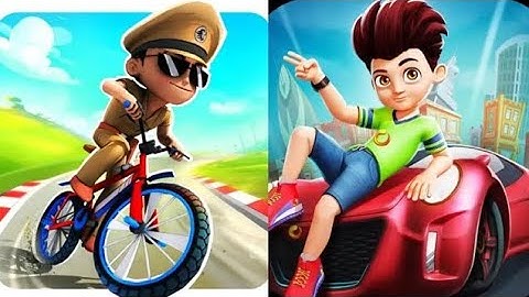 Little Singham Cycle Race VS Kicko & Super Speedo 2024 Gameplay Android, ios #3