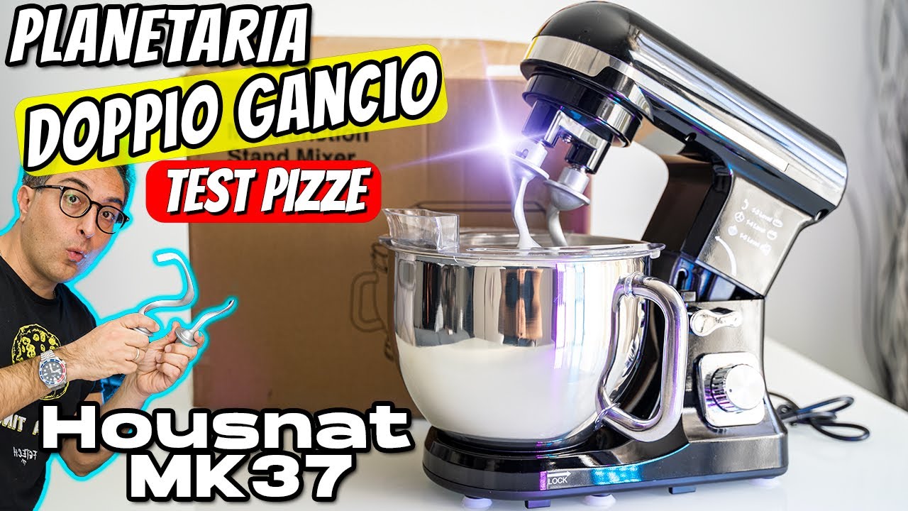 Housnat MK37 double hook stand mixer - Review and pizza test 