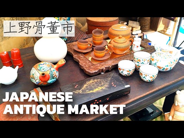 Ueno Antique Market_Beautiful items found at Japanese antique