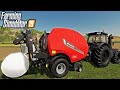 Non-Stop Baler & More IN ACTION! | Kverneland & Vicon DLC | Farming Simulator 19