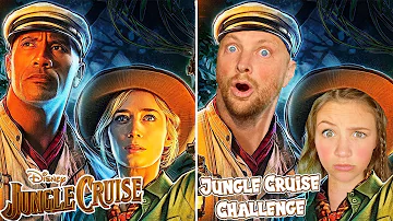JUNGLE Cruise Challenge! Disney’s Jungle Cruise Movie Challenge Parody By KJAR Crew!