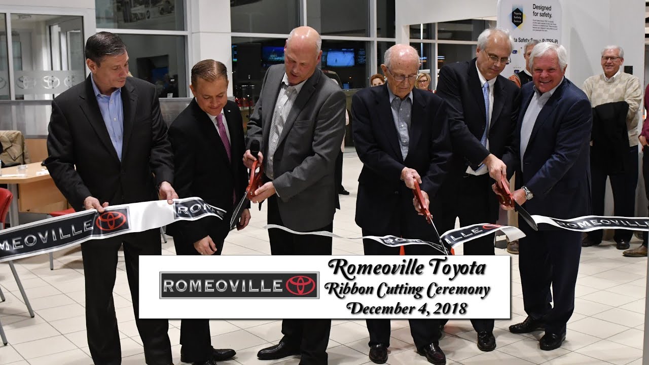 Village Of Romeoville Ribbon Cutting 2018 Romeoville Toyota YouTube