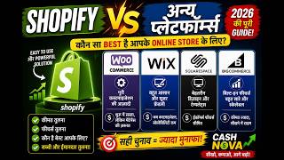 Shopify vs Other Platforms – कौन सा Best है Online Store के लिए? (2026 Guide) | Cash Nova#fyp