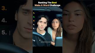 Ranking The Funniest Make A Word Challenge moments 😂 #shorts #challenge #viral #wordgame