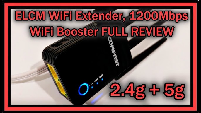 Comfast 750Mbps WiFi Repeater Review (Model CF-WR750AC) 📶 - YouTube