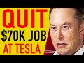 Why I Want To Quit My $70K Job At Tesla ...