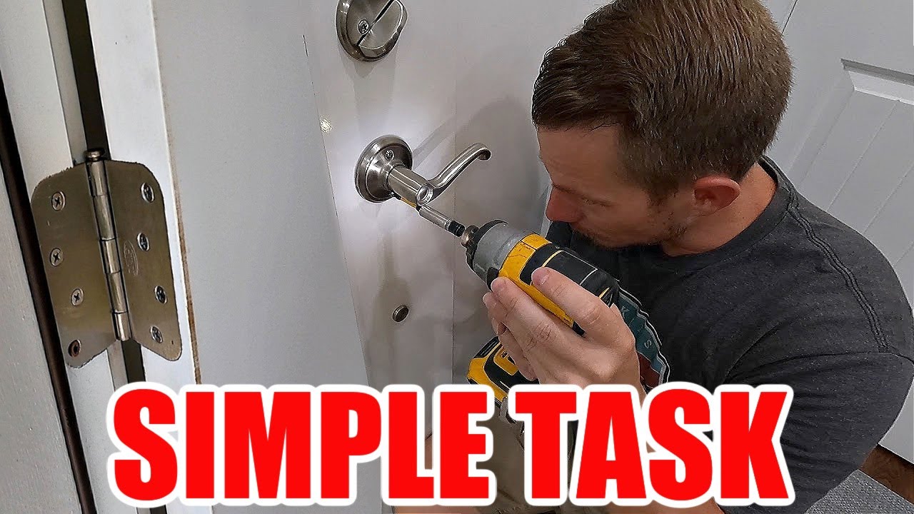How to Fix a Squeaky Door and a sticky Handle YouTube