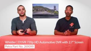 Whistler D11VR 720p HD Automotive DVR with 2.7' Screen