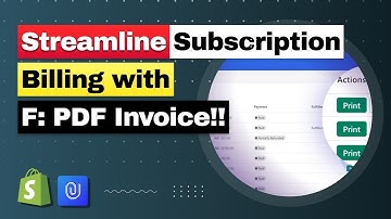 Streamline Your Subscription Billing with Final Apps PDF Invoice App.