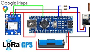 LoRa GPS Tracker Project with Google Maps - Arduino ESP8266 RYLR406 screenshot 5