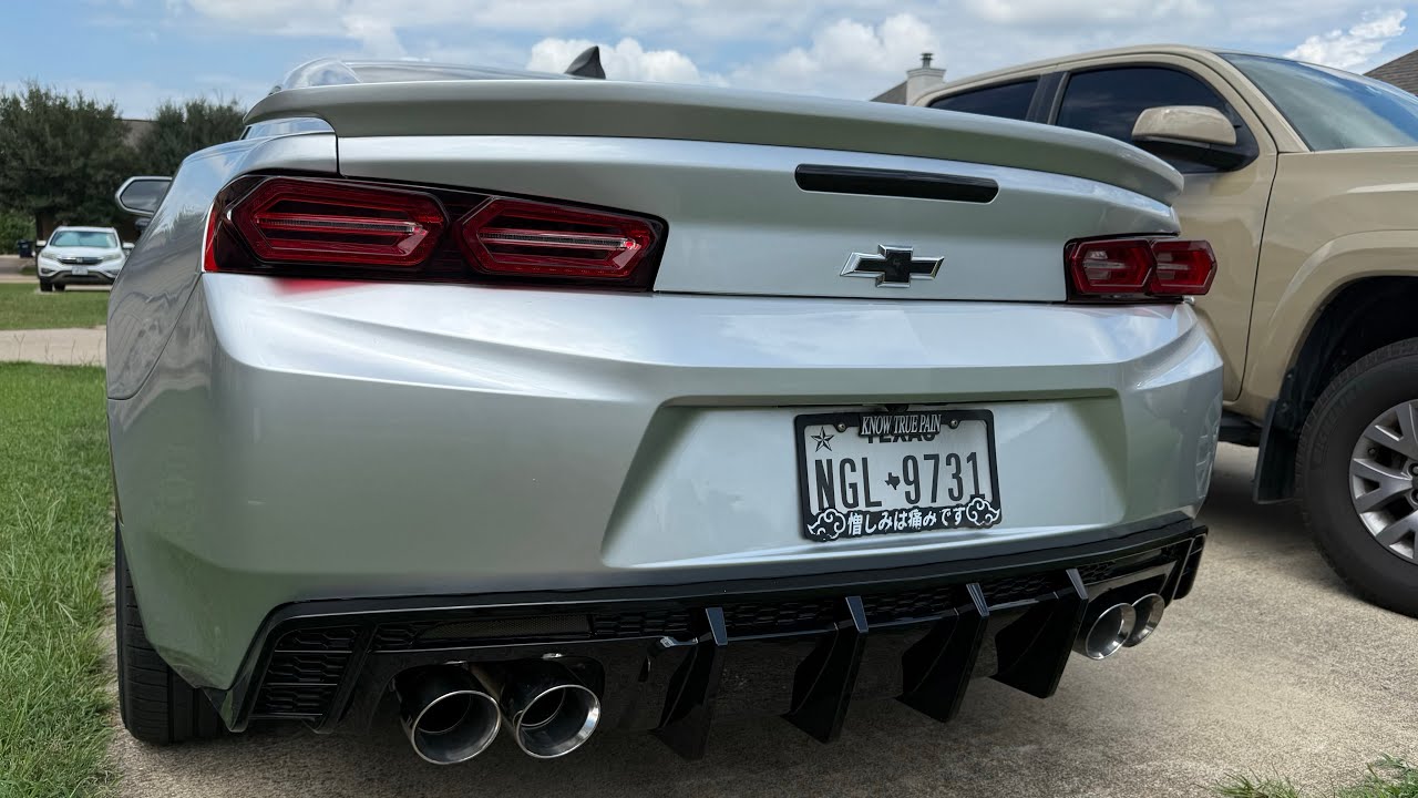 Cold Start: Chevrolet Camaro 2.0 Turbo Mishimoto Catback Exhaust (Quad Tip)