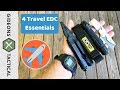 4 Travel EDC Essentials: NO CHECKED LUGGAGE