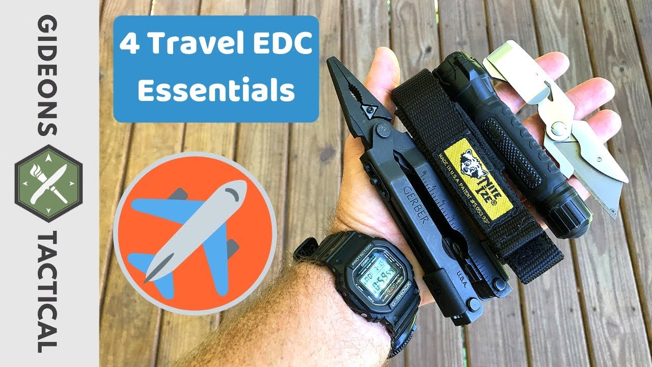 4 Travel EDC Essentials NO CHECKED LUGGAGE YouTube