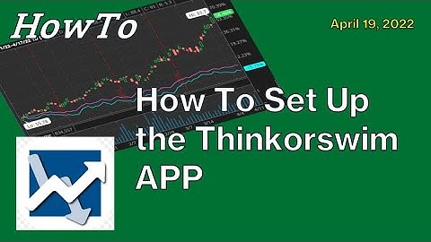 Thinkorswim APP Setup Watchlist Company News Chart Panels RSI Bollinger Bands DMI MACD Candlesticks