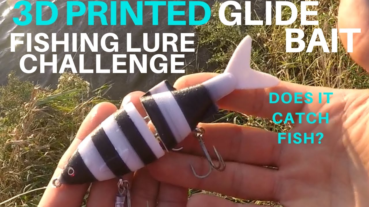 3D PRINTED GLIDE BAIT FISHING LURE CHALLENGE 