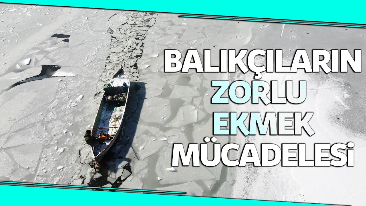 Kıyıları Donan Beyşehir Gölü'nde Balıkçıların Zorlu Ekmek Mücadelesi Sürüyor