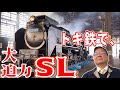 【トーマスってこうやって動いている⁉️🚂】お宝映像✨SL D51を間近で見てみた😳新潟えちごトキめき鉄道