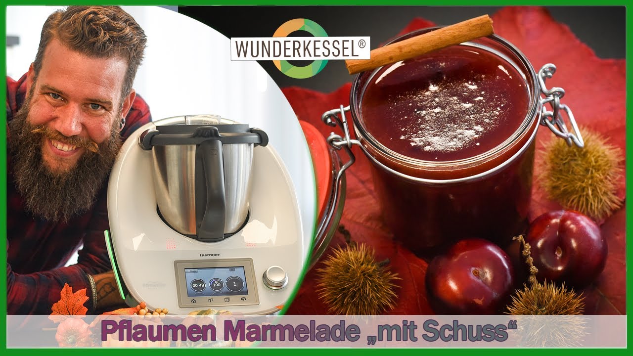 Pflaumenmarmelade mit 