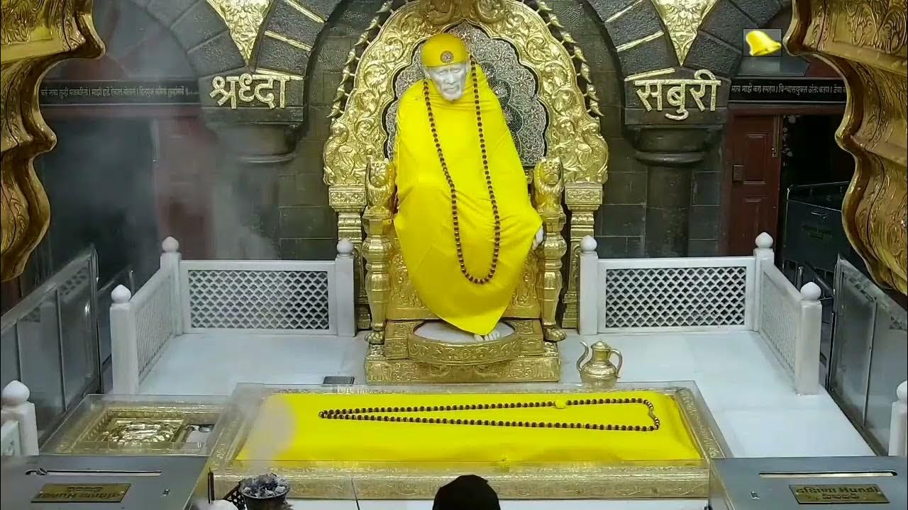 sai baba shej aarti 01/01/2023 YouTube