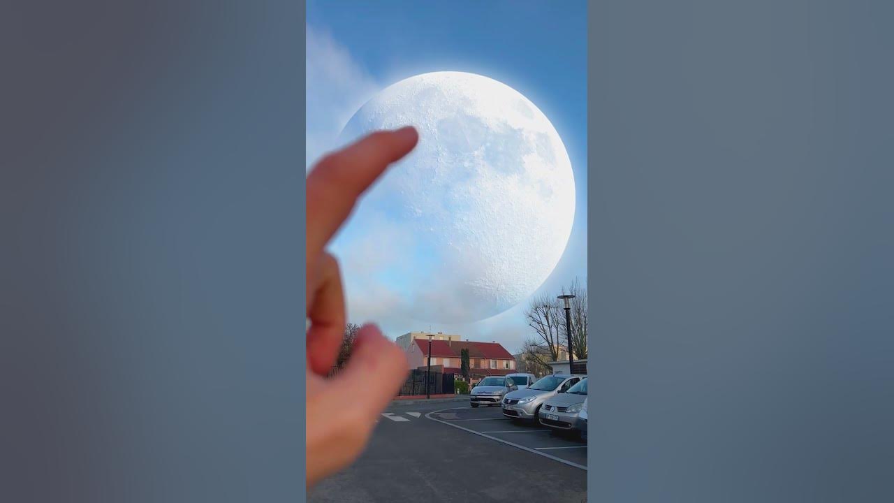 I Touched the Moon and This Happened... #shorts I Touched the Moon and This Happened... #shorts
