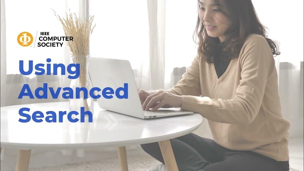 How to Use Advanced Search Computer Society Digital Library YouTube