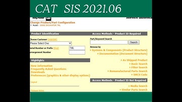 Catterpillar service information system (CAT SIS Latest)