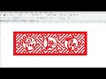 TIPS CẮT GHÉP HOA VĂN PHÚC LỘC THỌ COREL TỪ MẪU SẴN CÓ