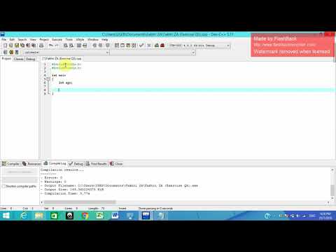Dev-C++ Tutorial Part 5
