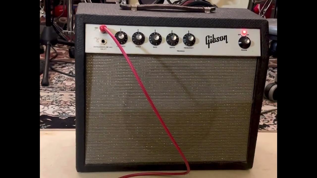 Gibson Skylark GA-5T Vintage 1966 Tube Guitar Amp FOR SALE - YouTube