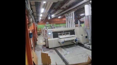 Inline machine from Sipack, Minidrive 800x2400 in Sweden