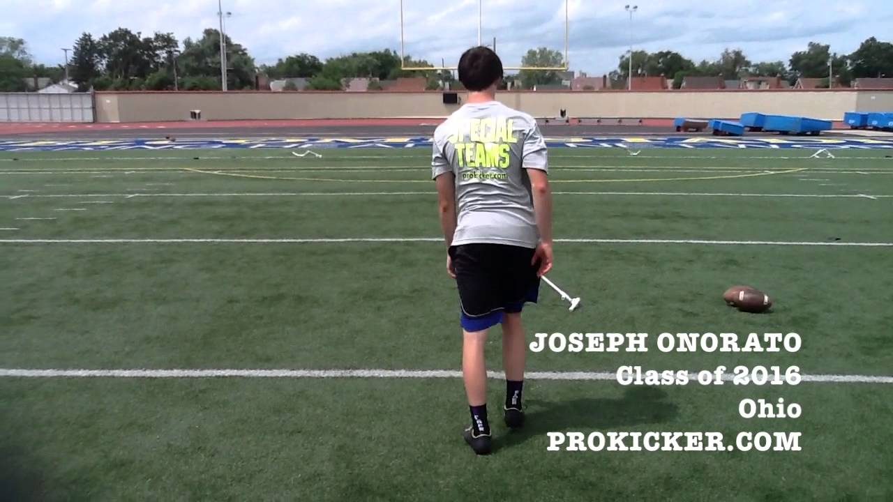 Joseph Onorato, Kicker Class of 2016 YouTube