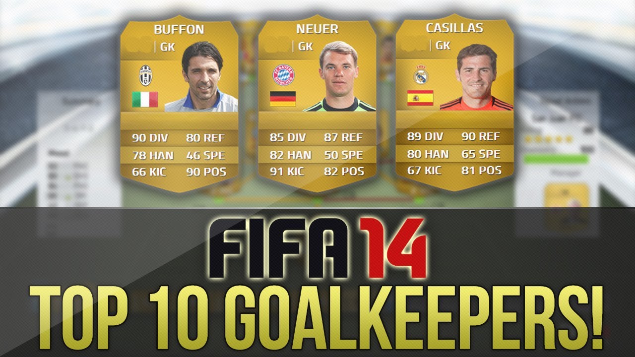 FIFA 14 Ultimate Team TOP 10 GOALKEEPERS! YouTube