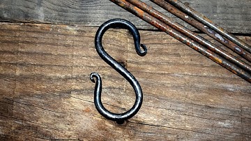 Blacksmithing for beginners: Simple "S" Hook