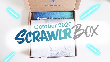 Scrawlr Box UNBOXING!! // October 2020 // EmilyArts